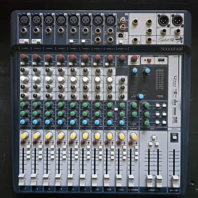 Soundcraft Signature 12 12-Channel Analog USB Mixer with Effects 2010s - Blue image 1