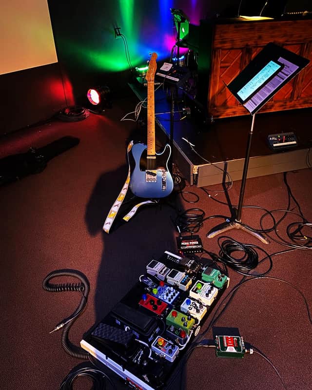 Temple Audio TRIO 28 VW Pedalboard 2010s - Vintage White image 1