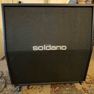 Soldano 412 Angled 240-Watt 4x12" Slant Guitar Speaker Cabinet 2000s - Black image 1