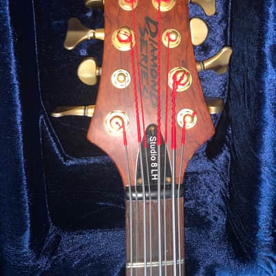 Schecter Stiletto Studio-8 Left Hand Active Bass 2010s - Honey Satin image 3