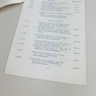 Fender Suggested Retail Price List (17 Pages) 1977 image 2