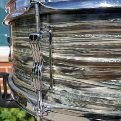 1960s Ludwig 5x14 Pioneer Snare Drum Oyster Blue Pearl image 7