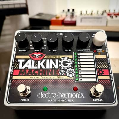 Electro-Harmonix Stereo Talking Machine Vocal Formant Filter Pedal