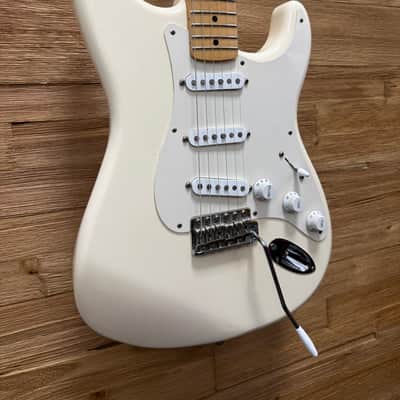 Fender Jimmie Vaughan Stratocaster Guitar -1997 - MIM- Olympic White 7lbs 14oz w/Roadrunner gig bag image 3