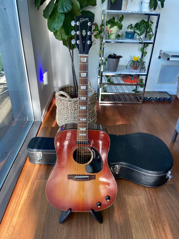 Early 70's Gibson J-160E image 1