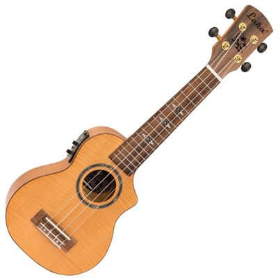 Laka Maple Series Electro-Acoustic Cutaway Ukulele ~ Soprano image 1