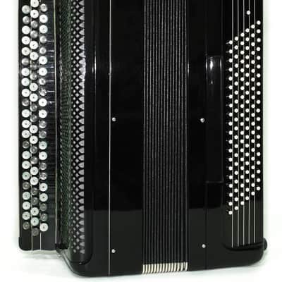 Converter Free Bass Button Accordion Tula Yasnaya Polyana Russian Bayan Copper Voices Solid Reeds, New Straps and Soft Case, 2734 image 6