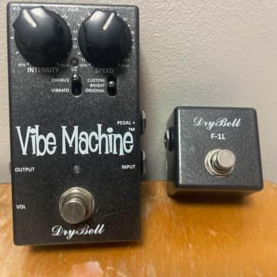 DryBell Vibe Machine V2 2010s - Chrome with FL-1 tap tempo pedal included image 1