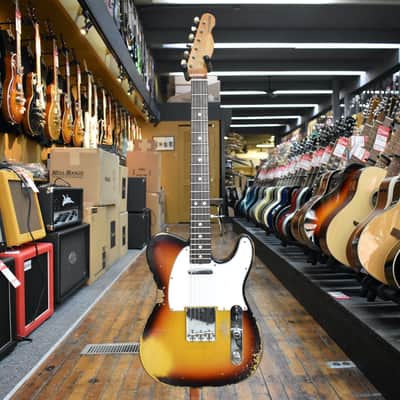 Fender Custom Shop Limited Edition Roasted Telecaster Pro Heavy Relic Electric Guitar 3-Color Sunburst w/Hard Case image 4