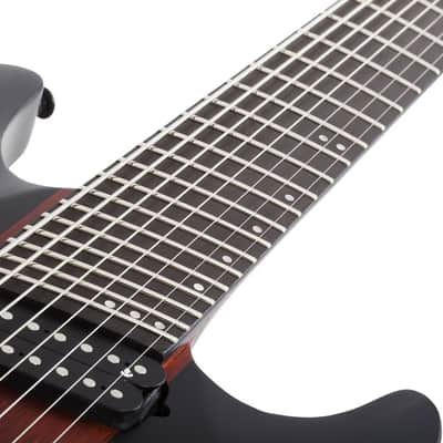 Schecter C-8 Multiscale Rob Scallon - Satin Dark Roast (903) image 8