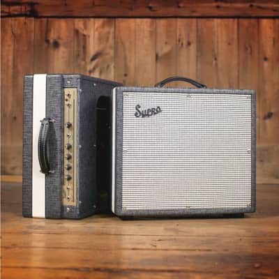 SUPRO 1695T BLACK MAGICK 1959 Classic Style Guitar Combo Amplifier image 6