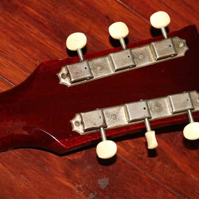 1960 Gibson LG-2 ADJ, Gorgeous Cherry Sunburst image 4