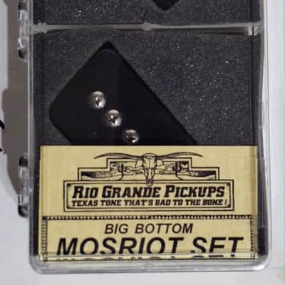 Rio Grande Mosrite "Mosriot" Big Bottom Pickup Set - Black -