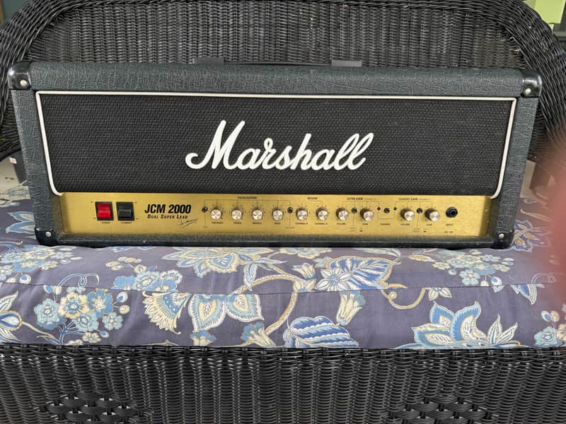 Marshall JCM 2000 DSL 50 Dual Super Lead 2-Channel 50-Watt Guitar Amp Head 2000s - Black image 1