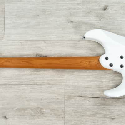 Ibanez AZ2402 Prestige Guitar, S-Tech Roasted Maple Fretboard, Pearl White Flat image 7