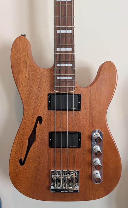 SALE! Wide Load Stelebastard - Translucent Burnt Sienna - Semi-Hollow Alder Body - Maple/Rosewood Neck - EMG Active - 7.5 lbs! image 1