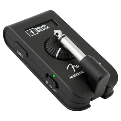 Fender Mustang Micro Plus Digital Amplifier with 50 Amp and Effect Models, 100 Preset Slots and Integrated OLED Display (Black) image 2