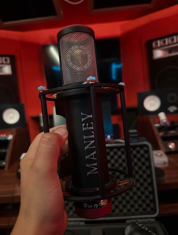 Manley Labs Reference Cardioid Large Diaphragm Tube Condenser Microphone 2010s - Black image 1