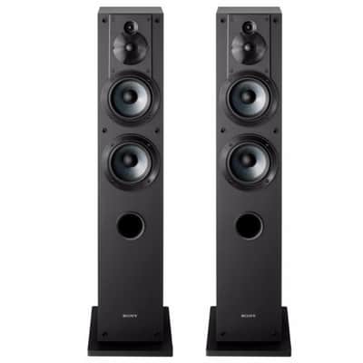 Sony SS-CS3 3-Way 4-Driver Floor-Standing Speaker - Pair (Black) image 1