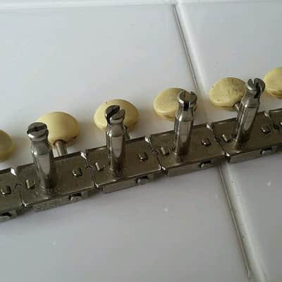 60's Fender Mustang Duo-Sonic Music Master Kluson Single-Line Guitar Tuners image 2