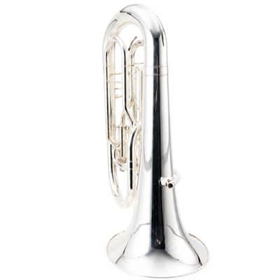 Jupiter JEP-470S Intermediate Bb Euphonium in Silver Plate SN D01052 image 12