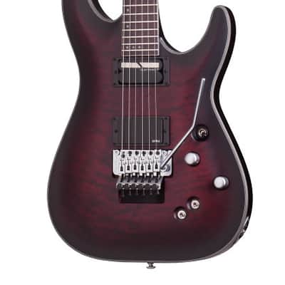 Schecter C-1 Platinum FR S Crimson Red Burst Satin CRBS Electric Guitar B-Stock Sustainiac C1 C-I CI image 2