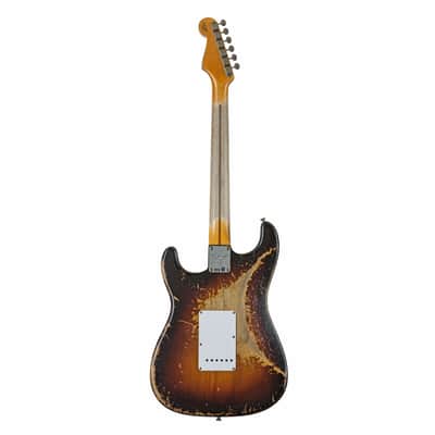 Fender LTD 70th Anniversary '54 Stratocaster Super Heavy Relic WF 2-Color Sunburst - Custom Electric Guitar image 3