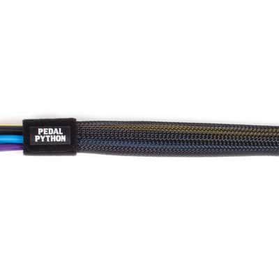 Pedal Python™ Cable Snake Wrap System 10 Foot  Black (Cable Management for Pedalboards) image 7