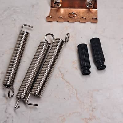 Unknown Complete Tremolo Bridge System w/ Posts & Springs- Rt Handed- Black Finish image 9