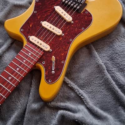 Neocas+er | Al Cobb Luthier handmade, classic-styled, vintage-inspired, headless, multiscale guitar image 3