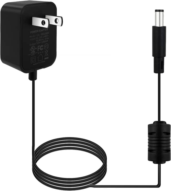 Pedal Power Adapter 9V DC Pedal Power Supply Power Cord Current 1A 1000 mA Tip Negative for Guitar Pedal Power Supply (9V1A) image 1