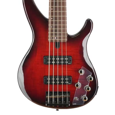 Yamaha TRBX605FM Dark Red Burst image 1