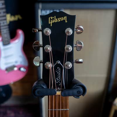 Gibson J-45 Studio Walnut Electro-Acoustic Guitar with Hardcase - Natural - (Pre-Owned) image 3