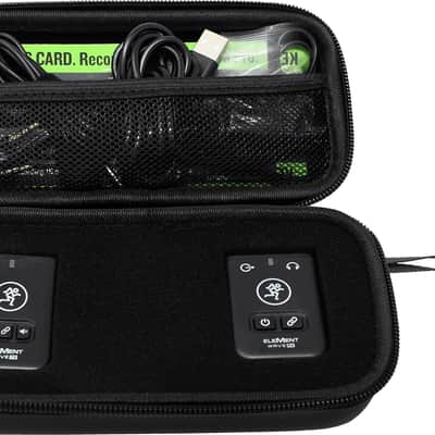 Mackie EleMent Wave LAV Wireless Microphone System | Transmitter & Receiver | Built-in Electret Microphone | Lavalier Microphone | Case & Accessories image 3