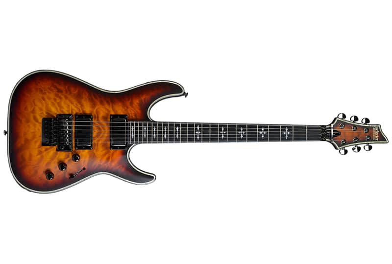 Schecter Hellraiser Extreme C-1 FR Electric Guitar - Sunburst | Reverb