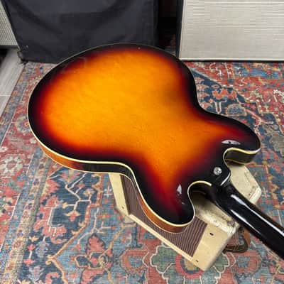 Epiphone Rivoli Reissue Short Scale Semi-Hollow Bass Mudbucker Transducer - 1996 image 10