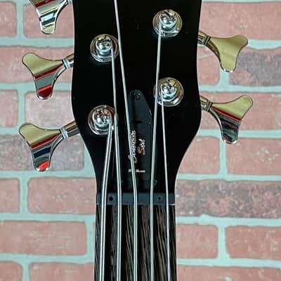 Warwick Pro Series Corvette Standard 5-string Electric Bass Guitar - Nirvana Black Transparent Satin image 8
