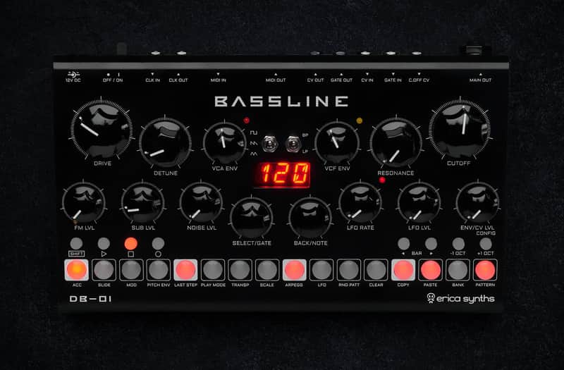 ERICA SYNTHS DESKTOP BASSLINE DB-01 : BRAND NEW :  [DETROIT MODULAR] image 1