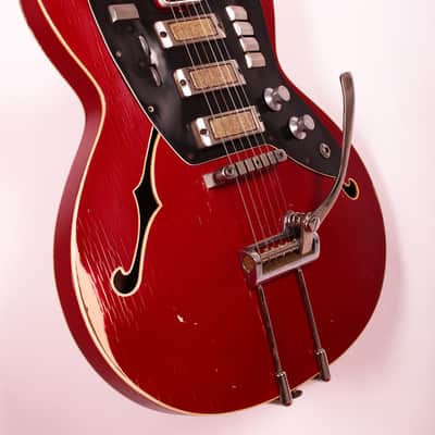 Rare Vintage Jolana Tornado 1963 Red image 6