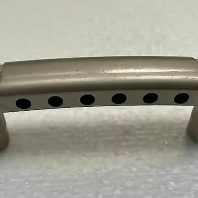 Satin Nickel Finish Guitar Tune O Matic Bridge and Tailpiece image 4