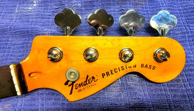 Fender Precision Bass Neck 1977 - Nitro Clear (S754966) image 1
