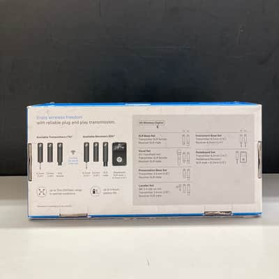 Sennheiser XSW-D Instrument Base Set (Digital Band; 2.4 GHz) Digital Wireless System with 1/4" Transmitter and Receiver 2019 - Present - Black image 3