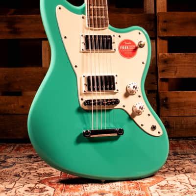 Squier Paranormal Baritone Jazzmaster HH Sea Foam Green ISSD26003202 image 7