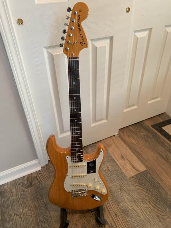 Fender Stratocaster American Professional II - 73' Reissue - MINT CONDITION 2024 - Aged Natural image 1