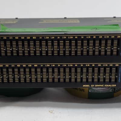AB International Model 231 Stereo Dual Graphic Equalizer 31 Band EQ, Made in USA image 5