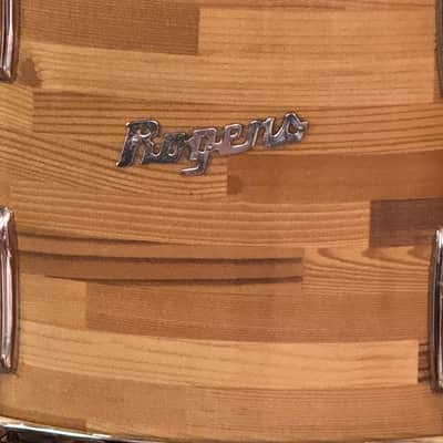 Rogers Powertone 13" Rack Tom Drum Vintage 60's Butcher Block image 2