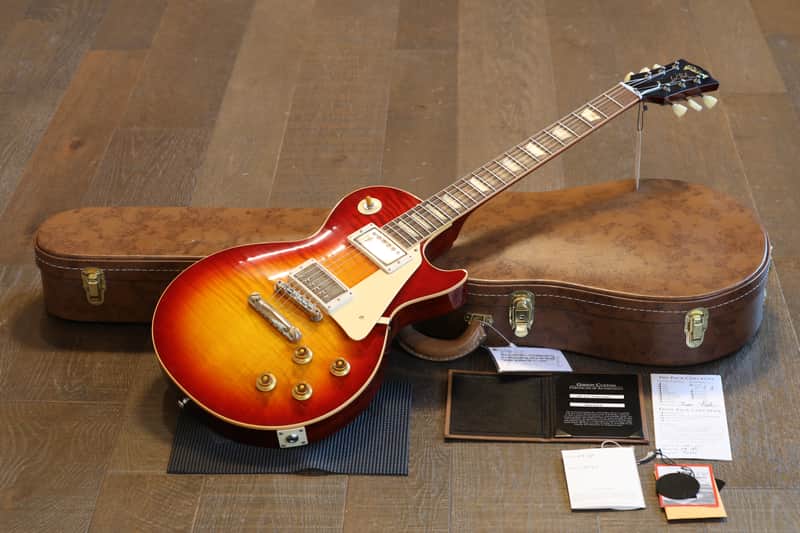Minty! 2021 Gibson Custom Shop Historic '59 Les Paul Standard Reissue Electric Guitar Heritage Cherry VOS + COA OHSC image 1