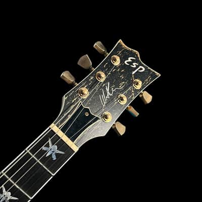 ESP Will Adler Warbird | Distressed Black with Graphic image 3