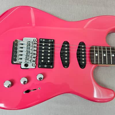Fender Squier Stratocaster 1989 - Hot pink image 13