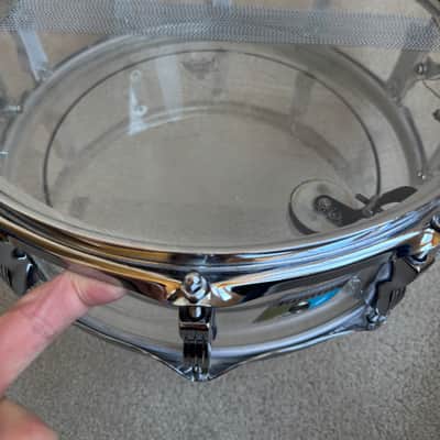 Ludwig Vintage Clear Vistalite 14” x 5” Snare Drum 70s - 10 lug image 13